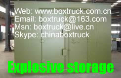 Explosive storage